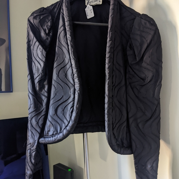 Vintage black wavey blazer - Picture 2 of 4